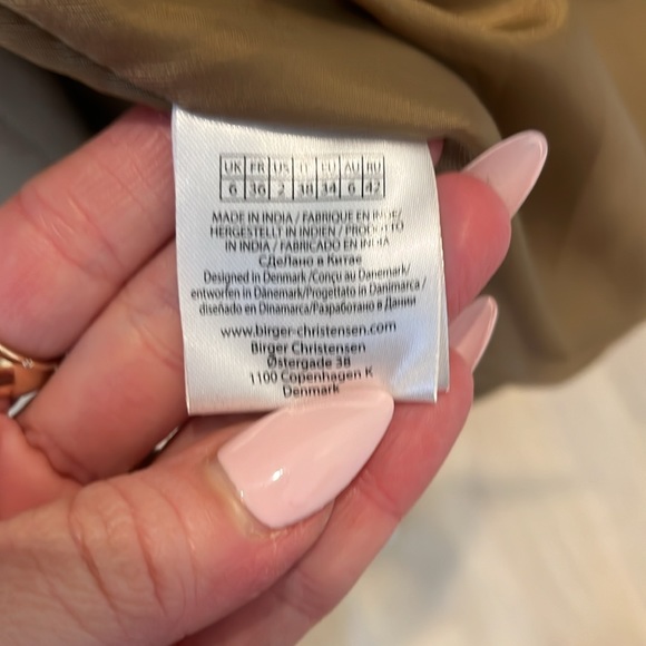 REMAIN BIRGER CHRISTENSEN Eilera Belted Leather Shacket size 2 - Picture 9 of 15